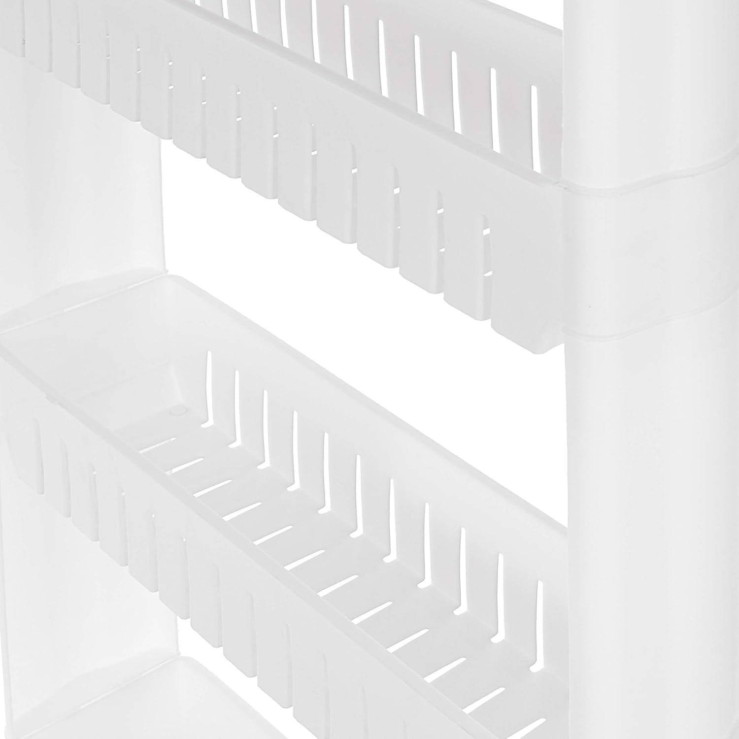 Slim 3-Tier Rolling Storage Rack | Space-Saving Slide-Out Organizer for Kitchen, Bathroom & Laundry
