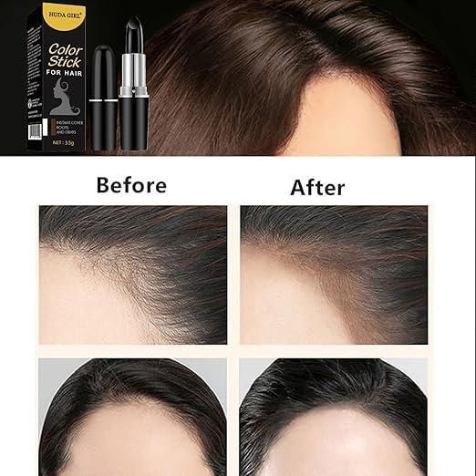 Lipstick Shape Hair Color Dyeing Pen (Black) 3.5 gm