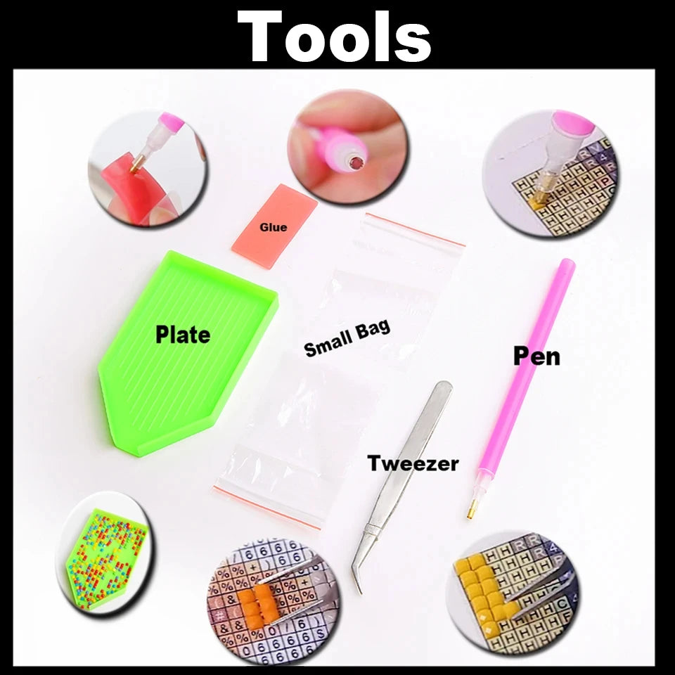 DIY 5D Diamond Painting Mystery Box – Rhinestone Art Kit