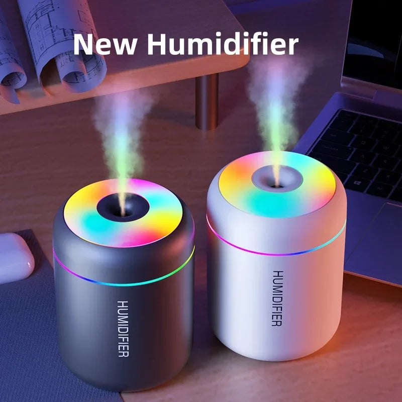 Mini USB Air Humidifier & Aroma Diffuser – 180ML Mist Maker