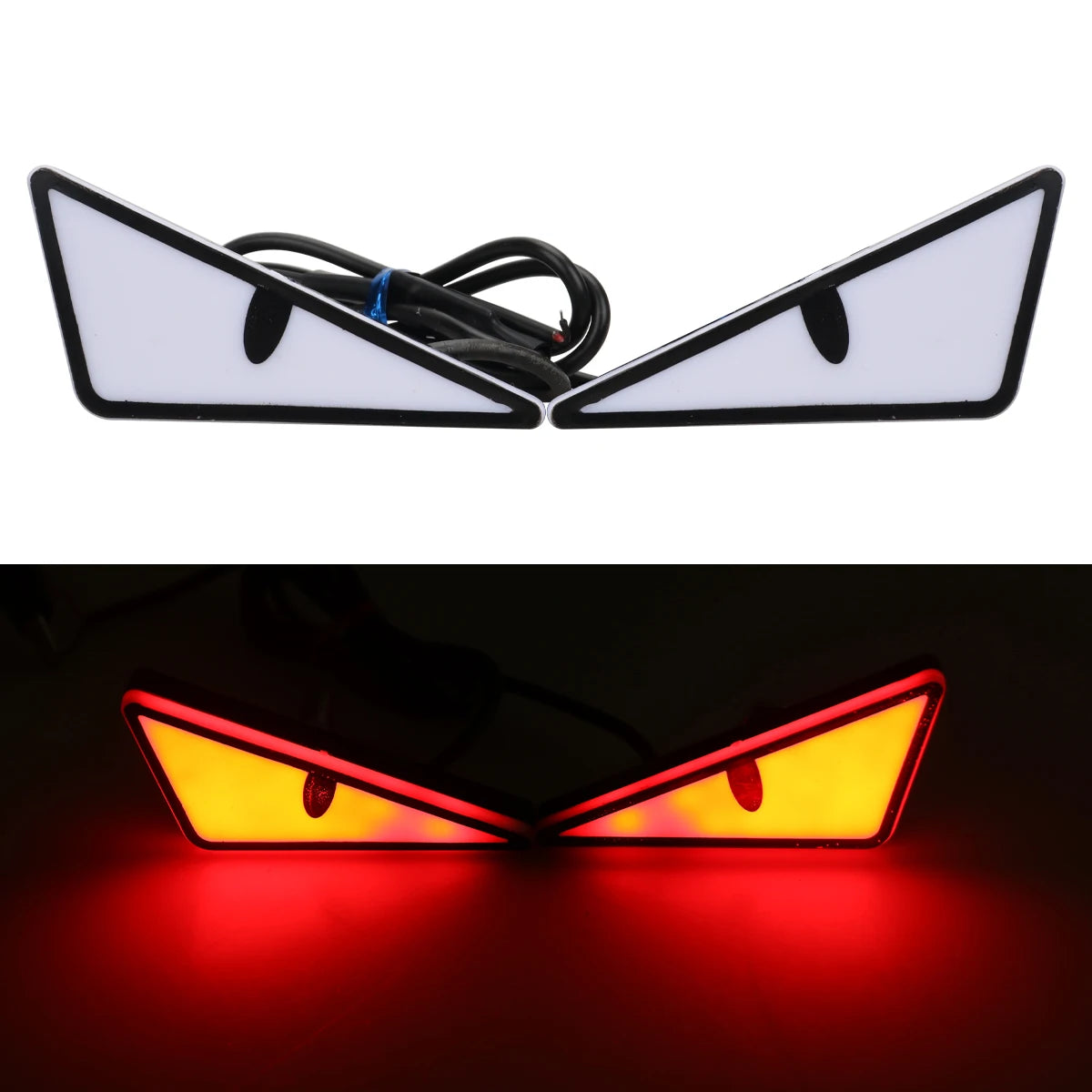 LED Devil Eyes Headlight Lights – Universal Car & Motorcycle
