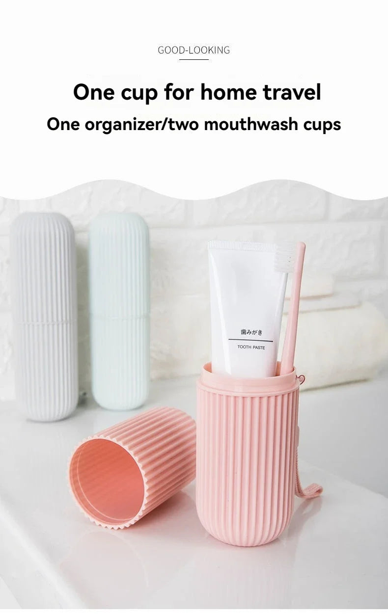 Portable Toothbrush & Toothpaste Travel Case