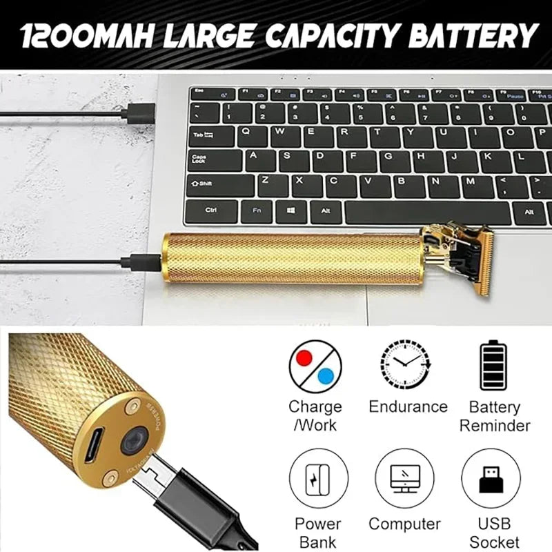 T9 Professional Hair Clipper/Accessories for Men | USB Fast Charging | Beard/Body/Hair Trimmer | Precision Electric Shaver