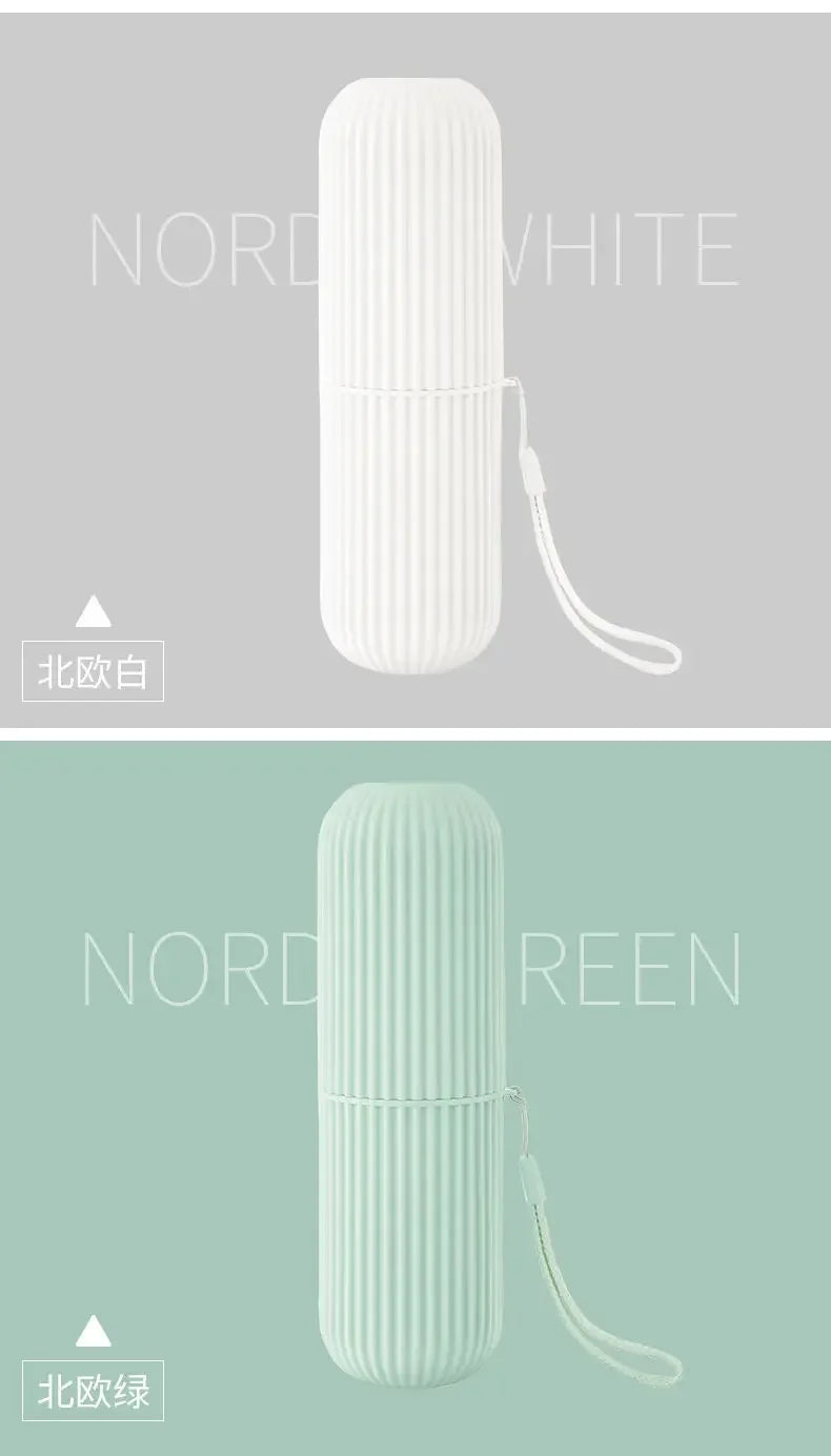 Portable Toothbrush & Toothpaste Travel Case