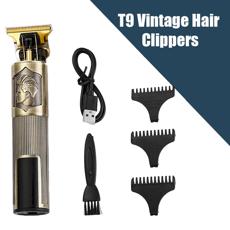 T9 Professional Hair Clipper/Accessories for Men | USB Fast Charging | Beard/Body/Hair Trimmer | Precision Electric Shaver
