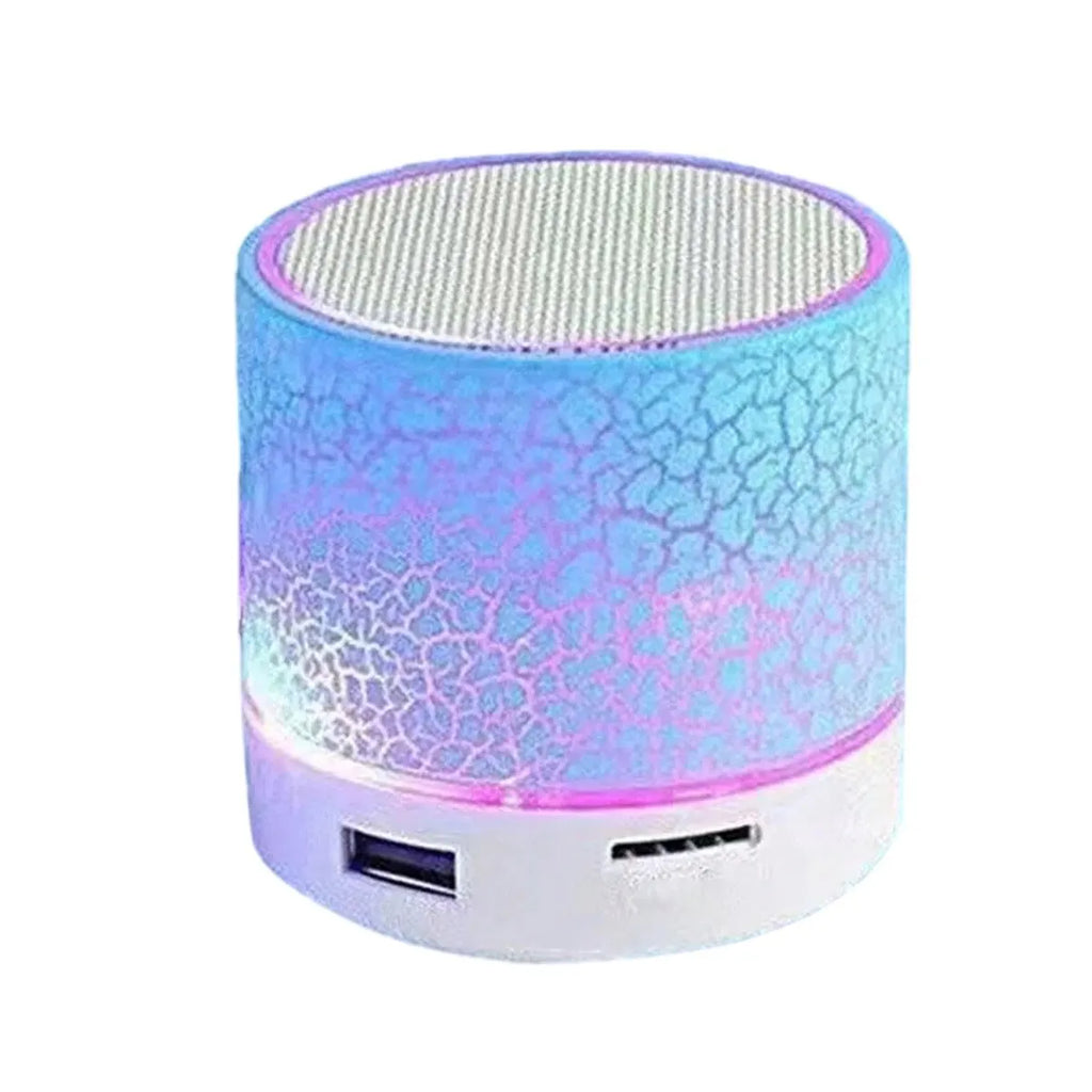 Portable Bluetooth Mini Speaker with 7-Color LED Lights