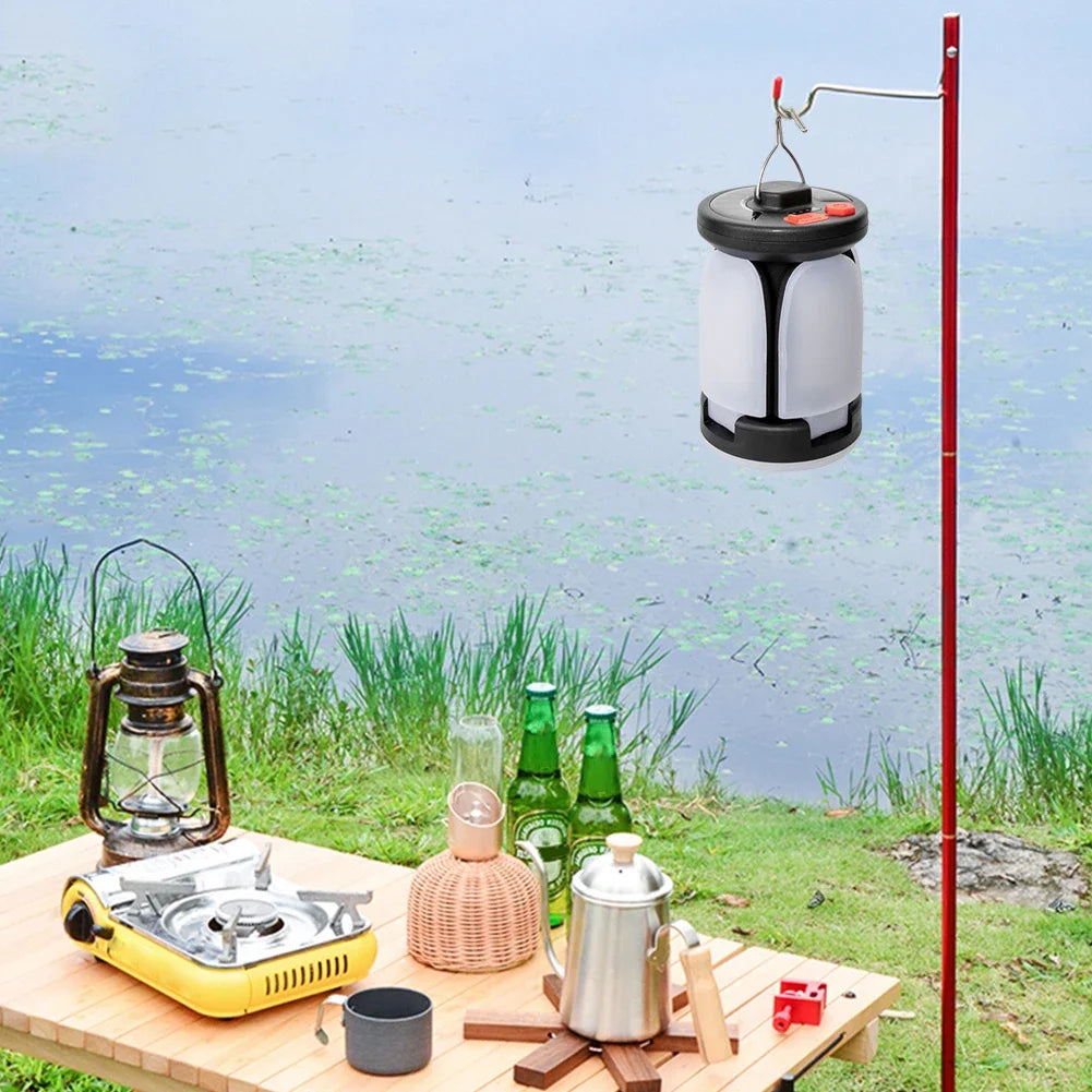 Rechargeable LED Camping Lantern – Portable Tent Light with 3 Modes