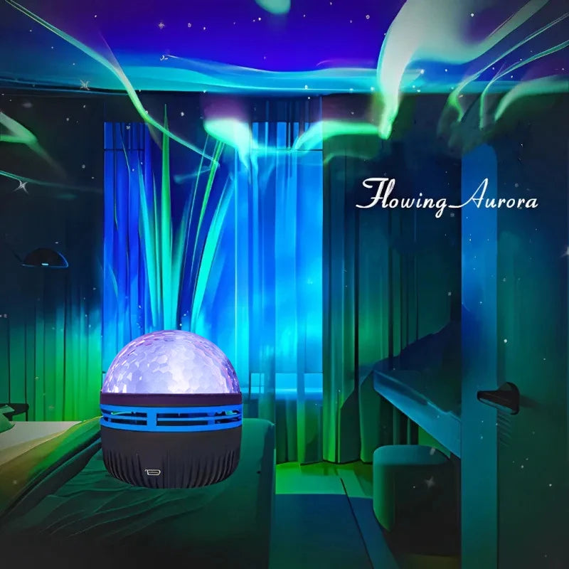 Polar Starry Projector Night Light with Remote – 7 Colors