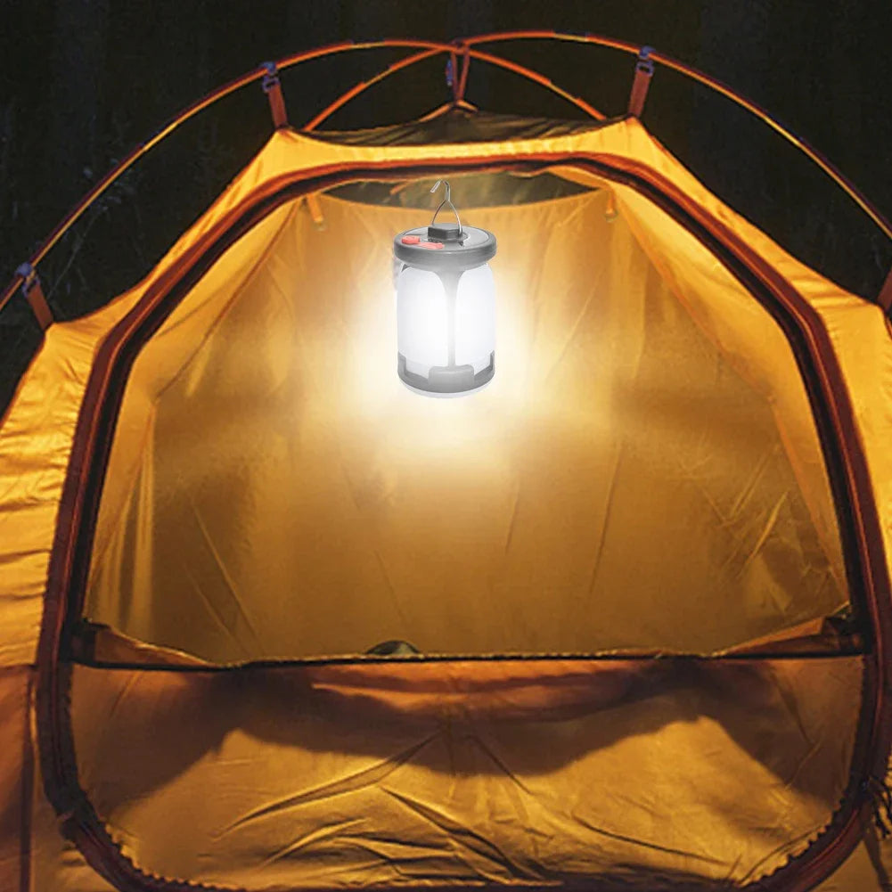 Rechargeable LED Camping Lantern – Portable Tent Light with 3 Modes