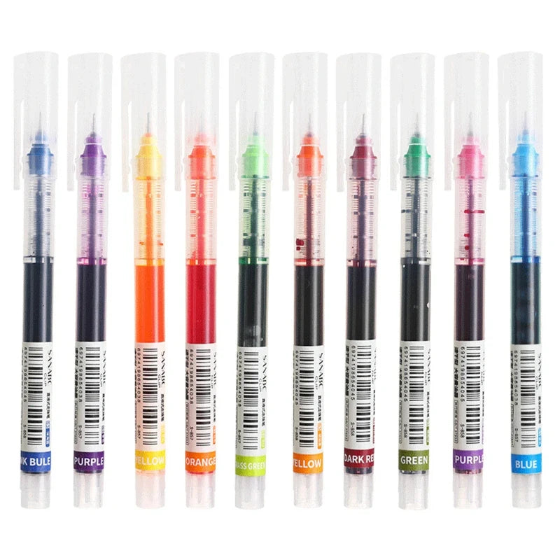 10-Pack Fine Tip Gel Pens – Smooth Writing School & Office Pens