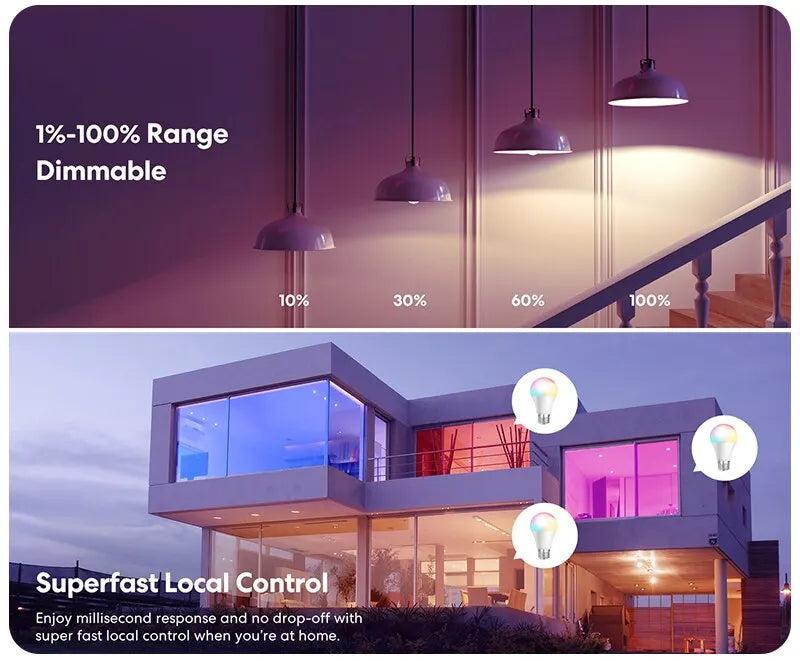 16-Color RGB LED Bulb with Remote – Dimmable Smart Light E27