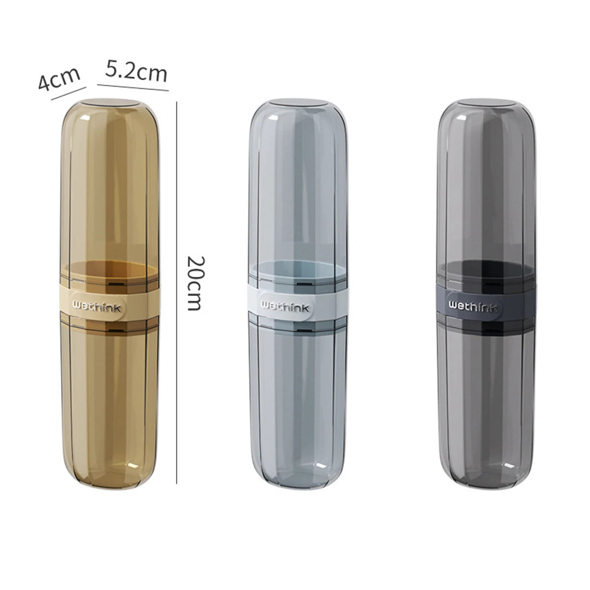 Portable Toothbrush & Toothpaste Travel Case