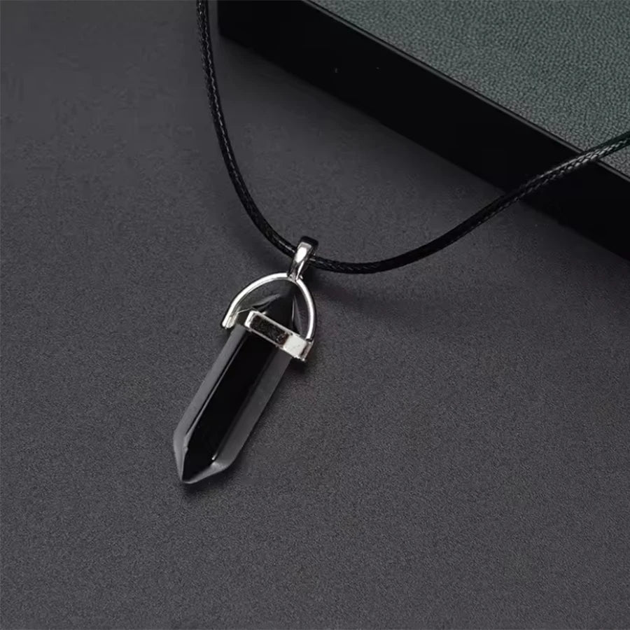 3-Piece Men’s Watch Gift Set – Leather Strap Watch, Necklace & Bracelet