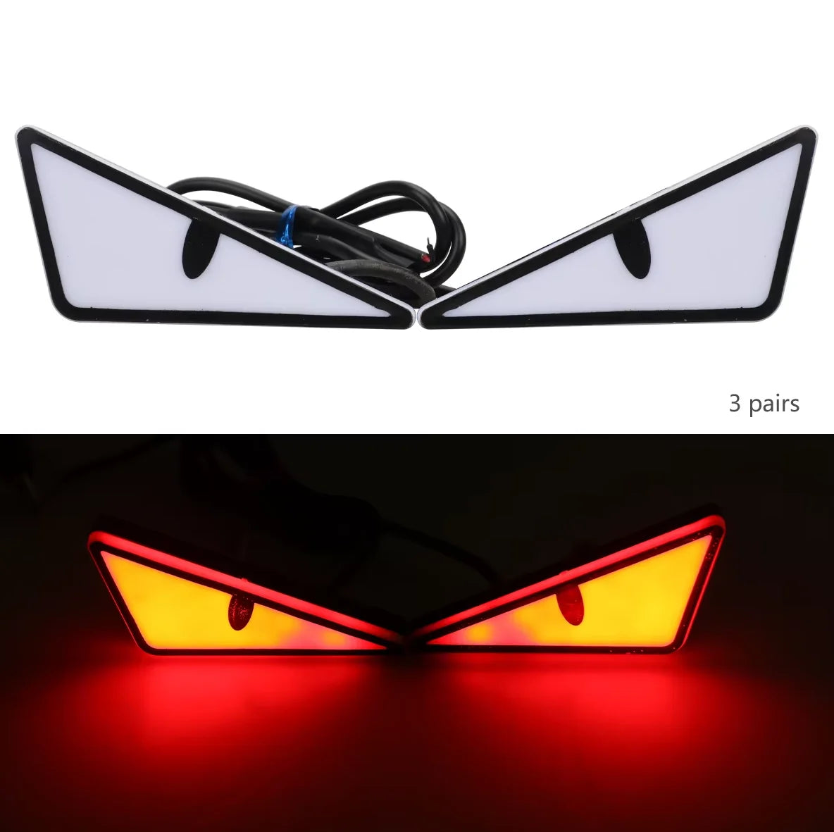 LED Devil Eyes Headlight Lights – Universal Car & Motorcycle