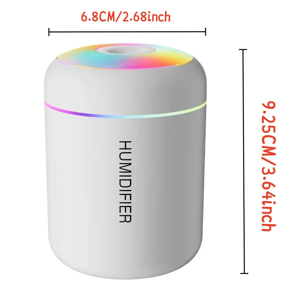 Mini USB Air Humidifier & Aroma Diffuser – 180ML Mist Maker