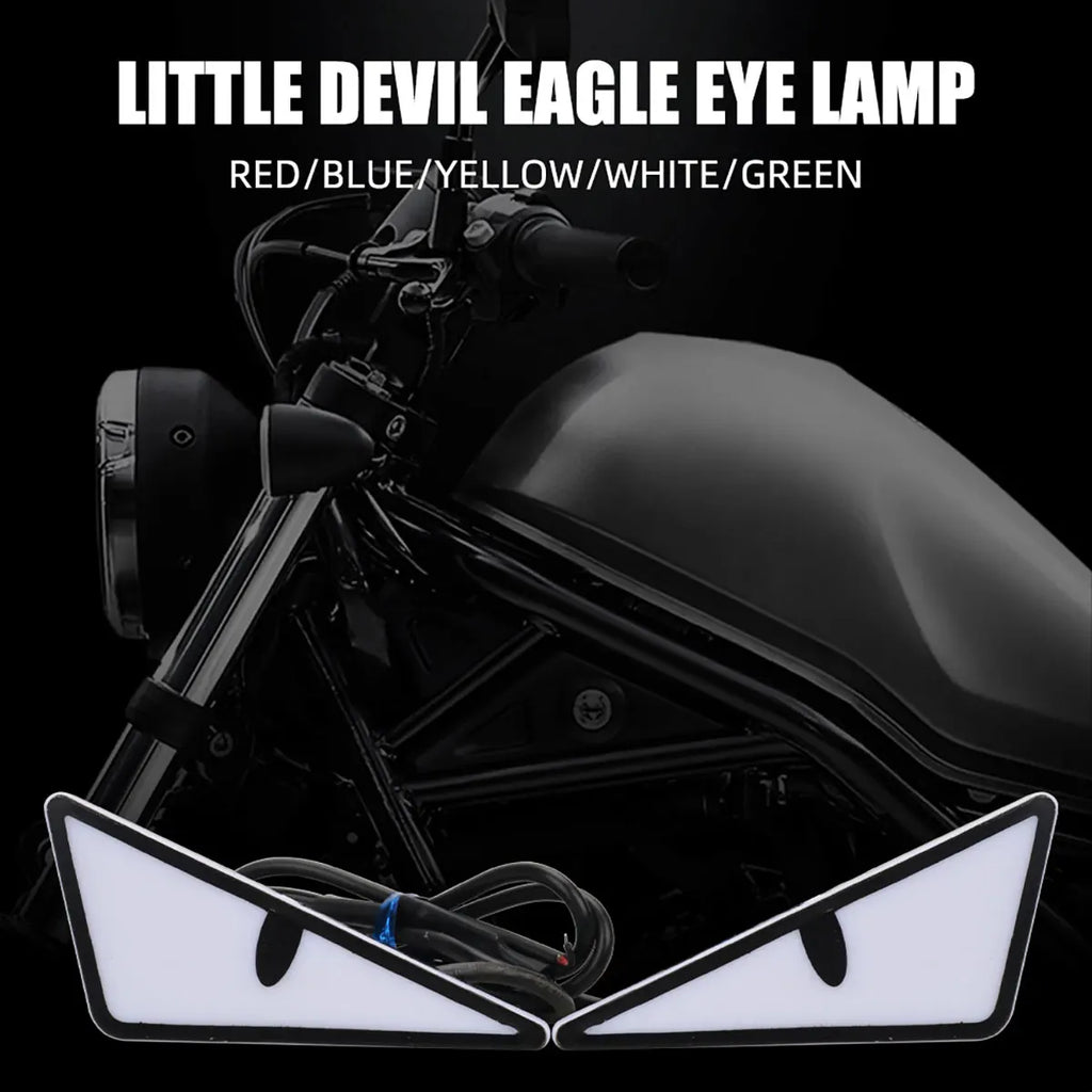 LED Devil Eyes Headlight Lights – Universal Car & Motorcycle