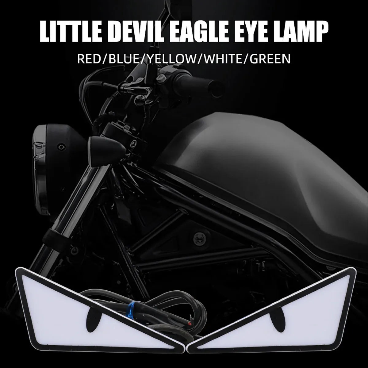 LED Devil Eyes Headlight Lights – Universal Car & Motorcycle