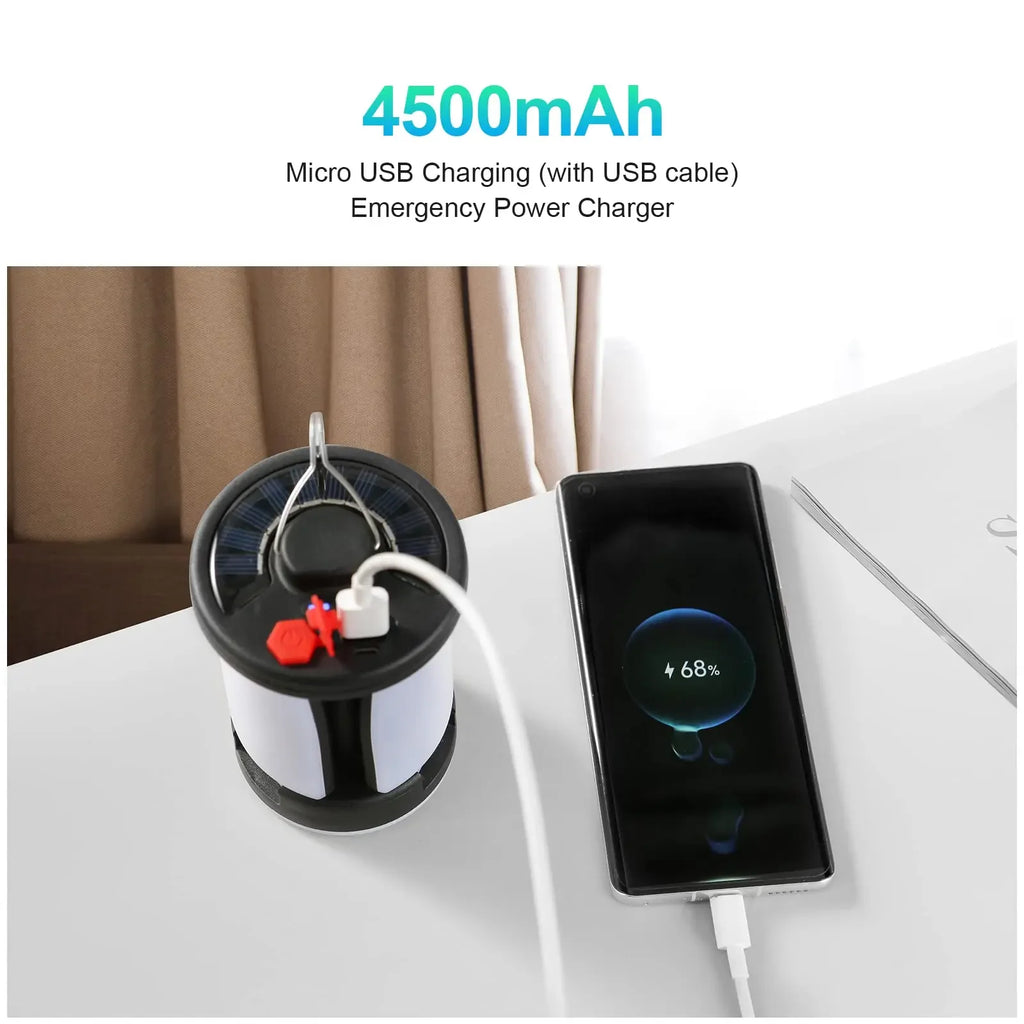 Rechargeable LED Camping Lantern – Portable Tent Light with 3 Modes