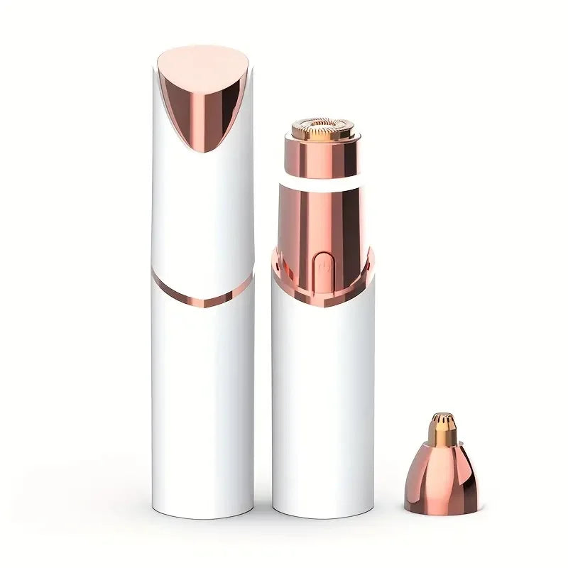 2-in-1 Facial & Eyebrow Trimmer – Rechargeable Painless Shaver