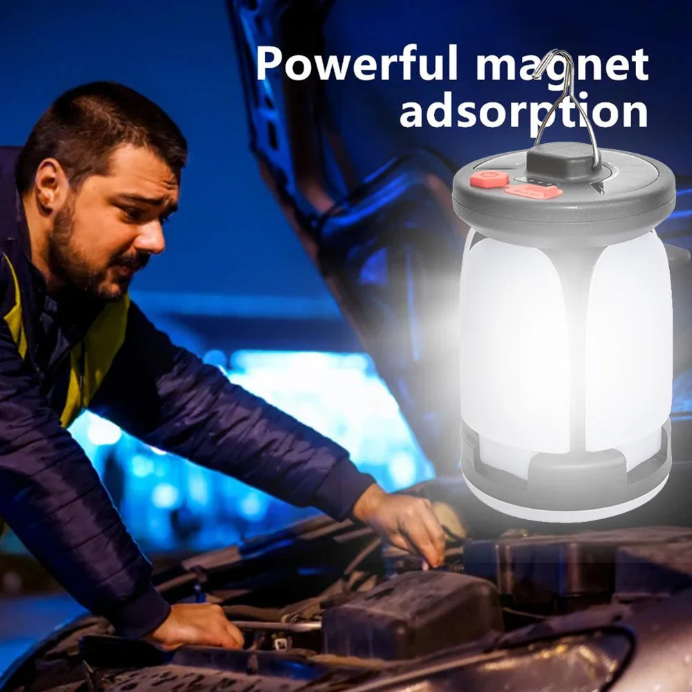 Rechargeable LED Camping Lantern – Portable Tent Light with 3 Modes