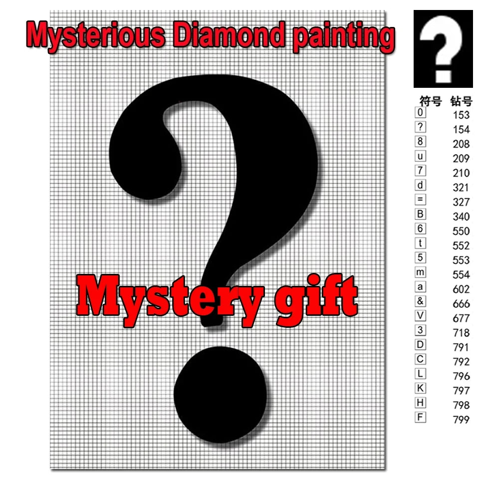 DIY 5D Diamond Painting Mystery Box – Rhinestone Art Kit