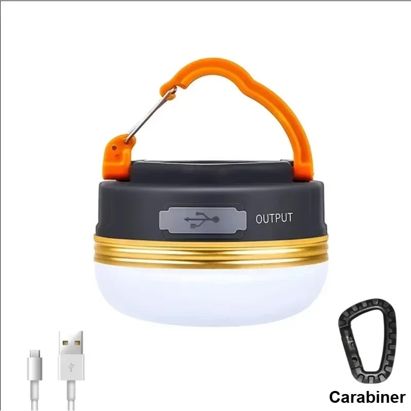 Rechargeable LED Camping Lantern – Portable Tent Light with 3 Modes
