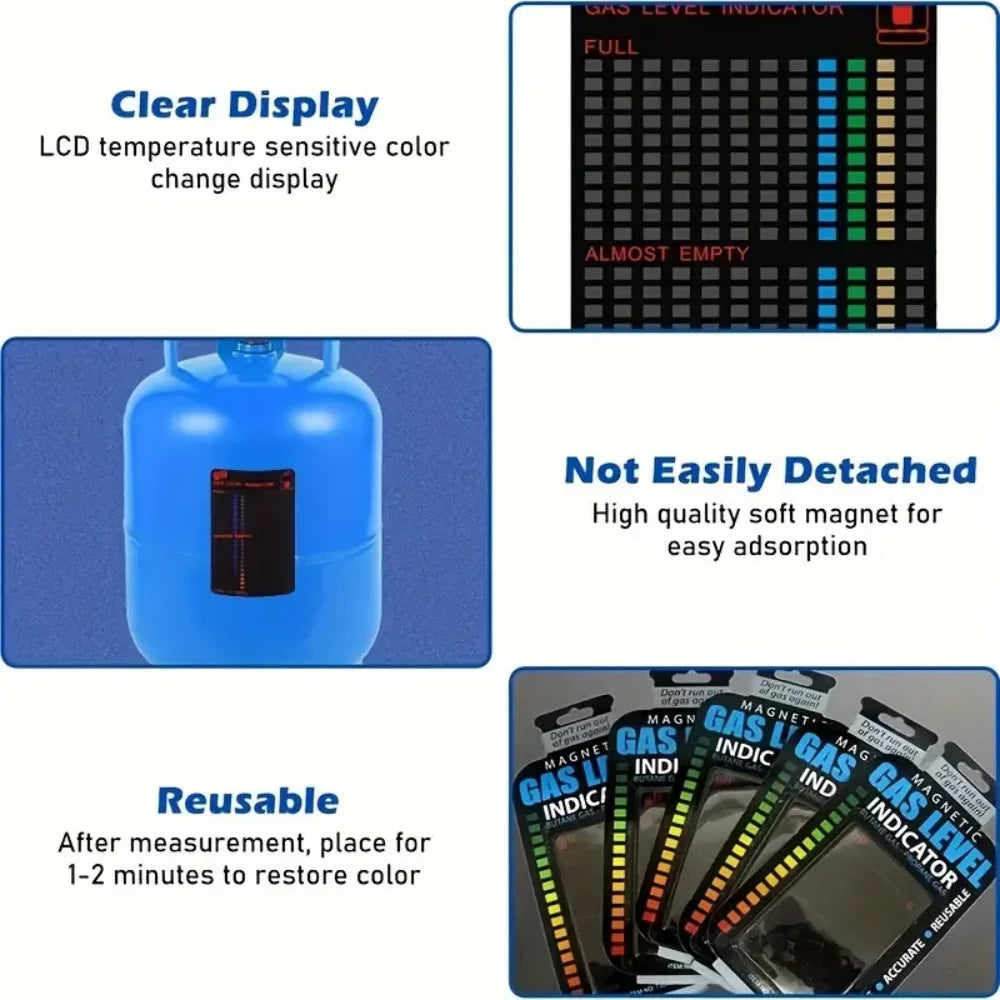 LPG Gas Tank Level Indicator – Magnetic Propane Fuel Gauge
