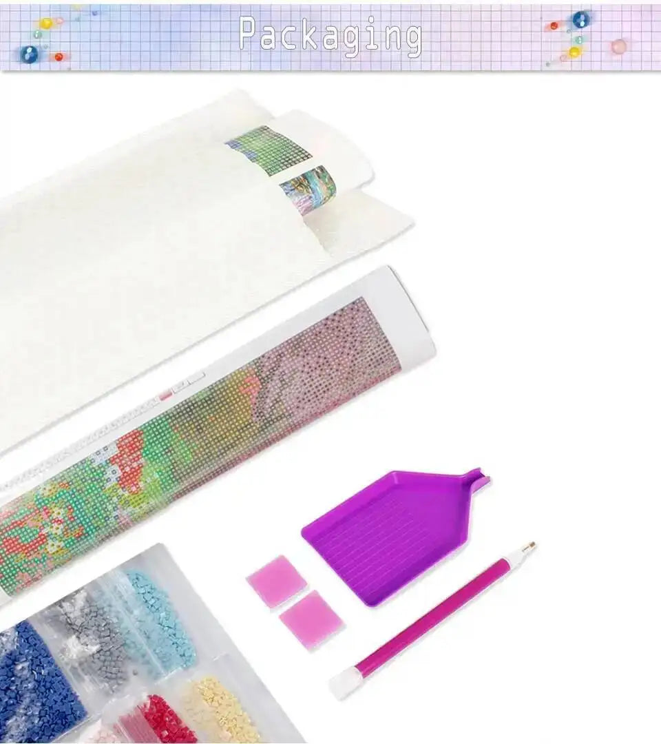 Wolf Diamond Painting Kit – DIY Crystal Mosaic Art