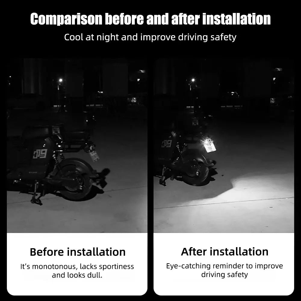 LED Devil Eyes Headlight Lights – Universal Car & Motorcycle