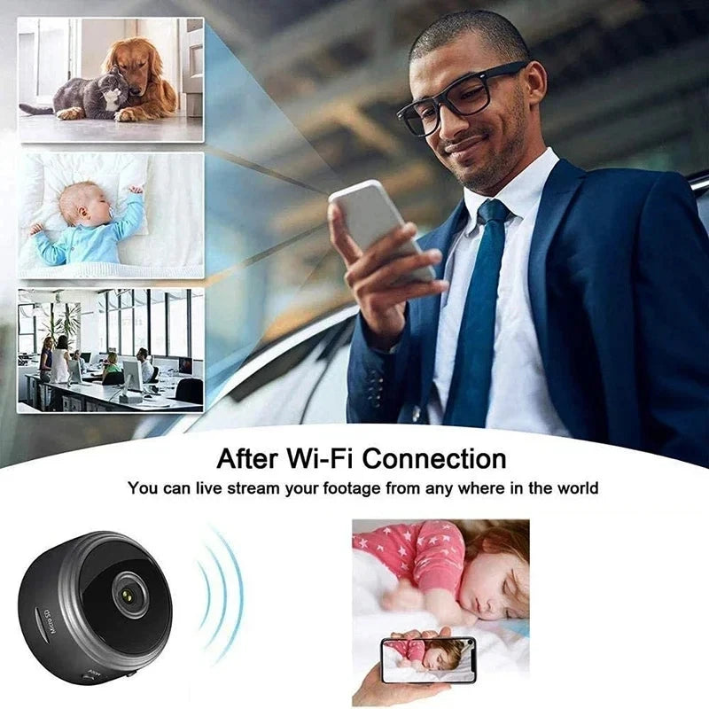 A9 Mini WiFi Security Camera – Wireless Smart Home Monitor