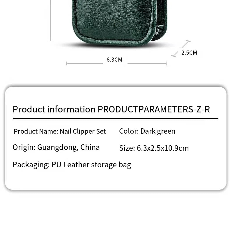 6-Piece Professional Nail Clipper & Manicure Kit