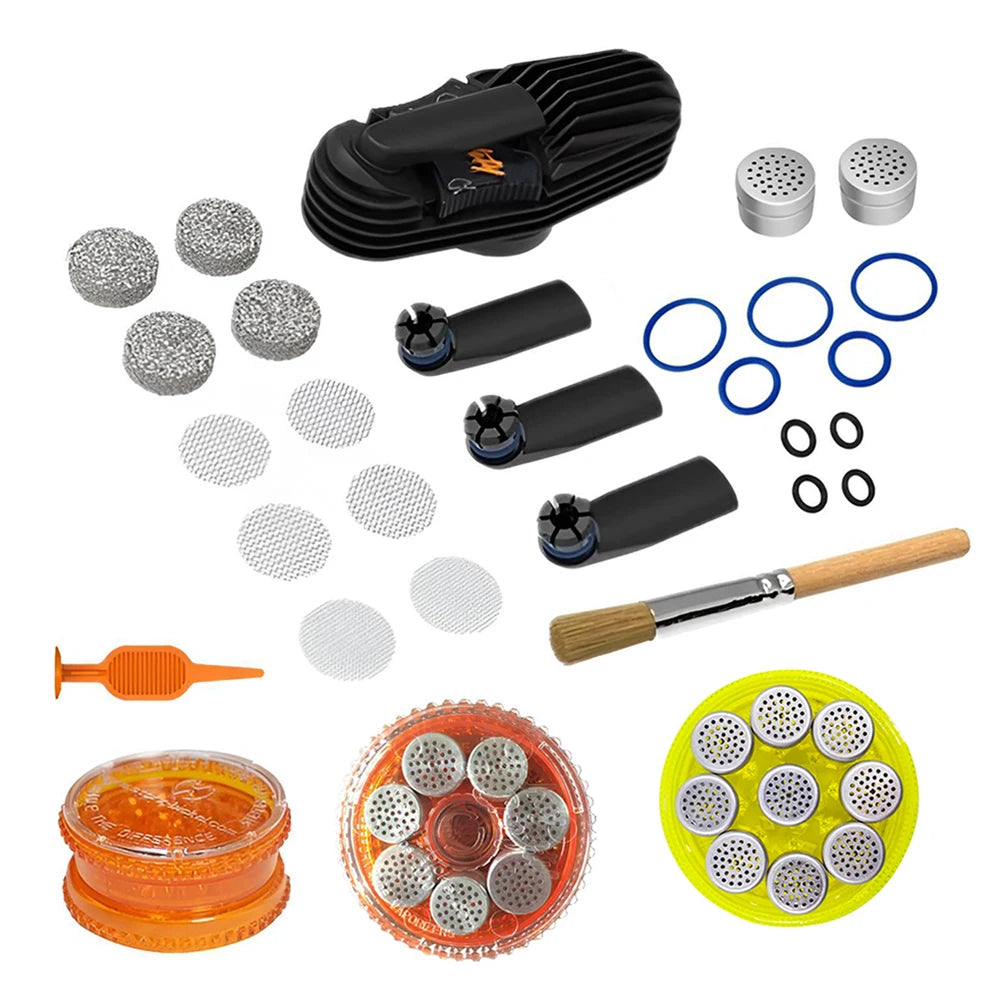 Vaporizer Accessory Kit – Filling Tool, Brush & Cooling Unit Screens