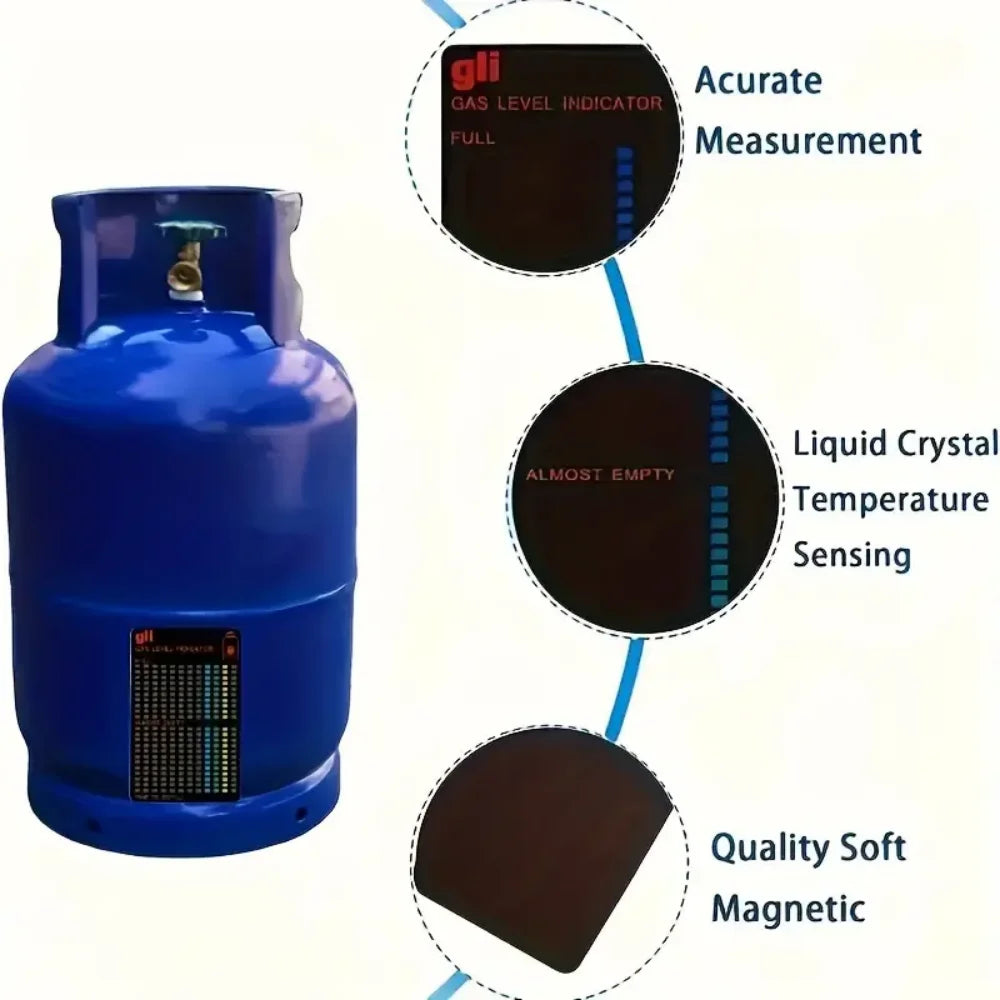 LPG Gas Tank Level Indicator – Magnetic Propane Fuel Gauge