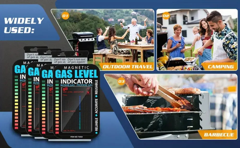 LPG Gas Tank Level Indicator – Magnetic Propane Fuel Gauge