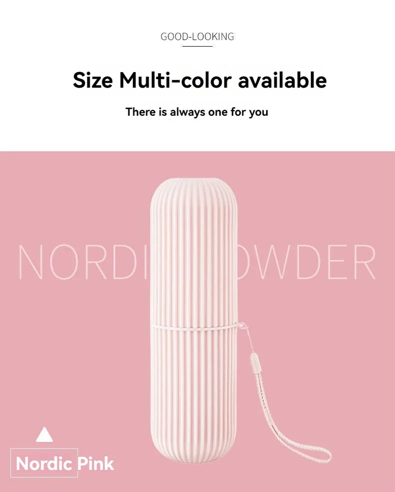 Portable Toothbrush & Toothpaste Travel Case