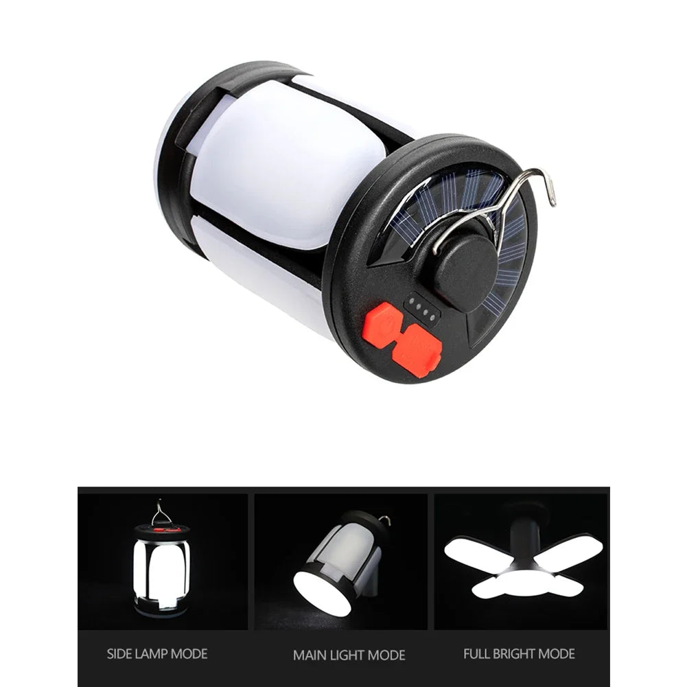 Rechargeable LED Camping Lantern – Portable Tent Light with 3 Modes