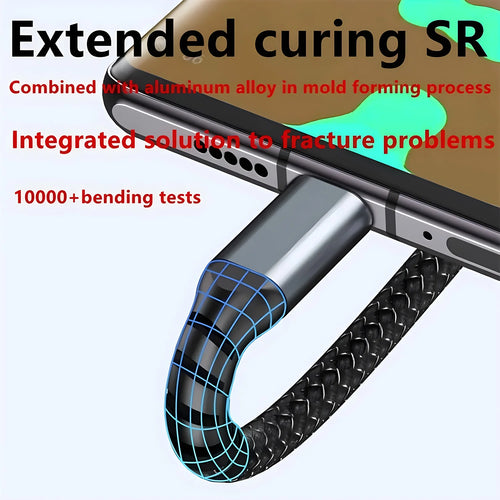 100W 3-in-1 Fast Charging Cable – Universal Multi Charger