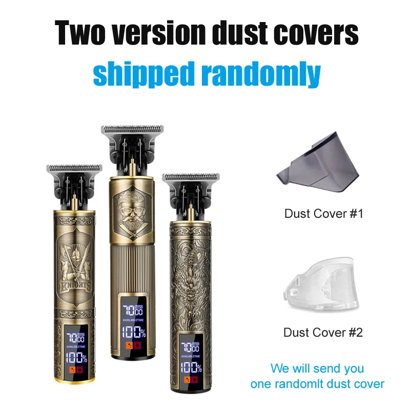 T9 Vintage Hair Clipper – Professional Beard & Hair Trimmer