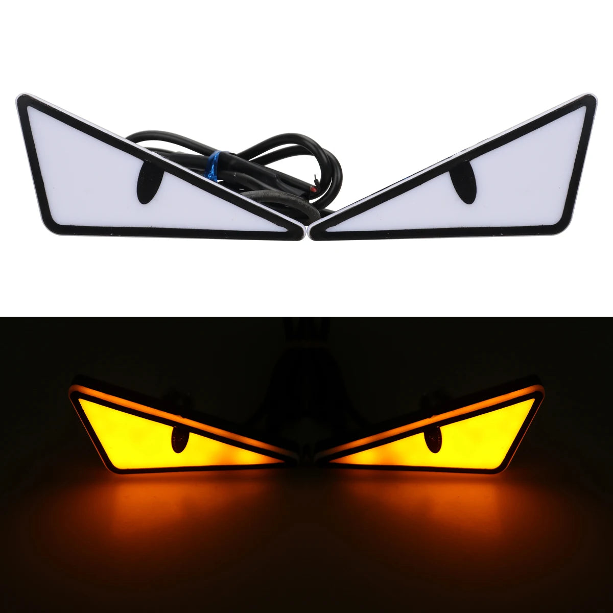LED Devil Eyes Headlight Lights – Universal Car & Motorcycle