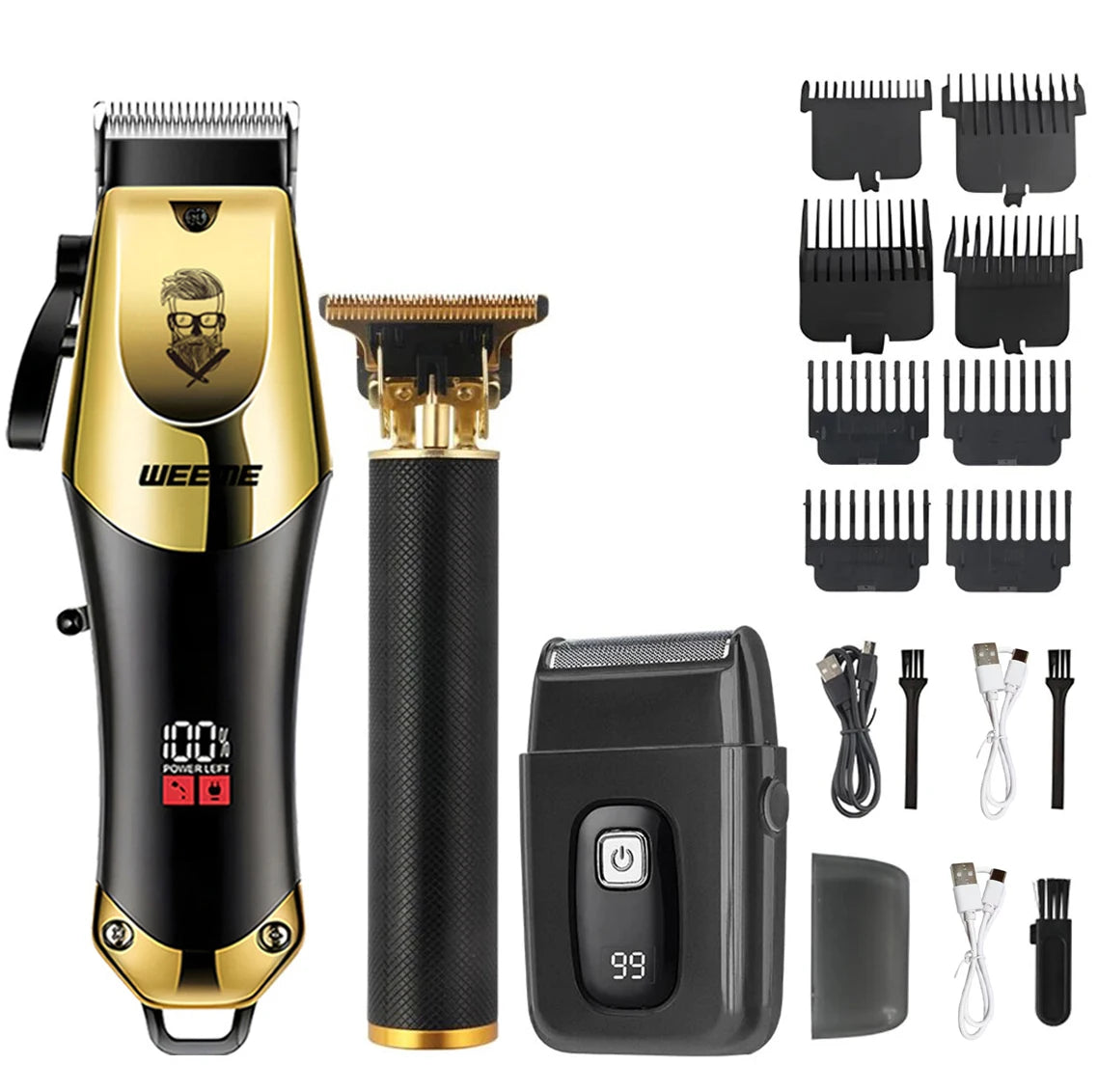 T9 Vintage Hair Clipper – Professional Beard & Hair Trimmer