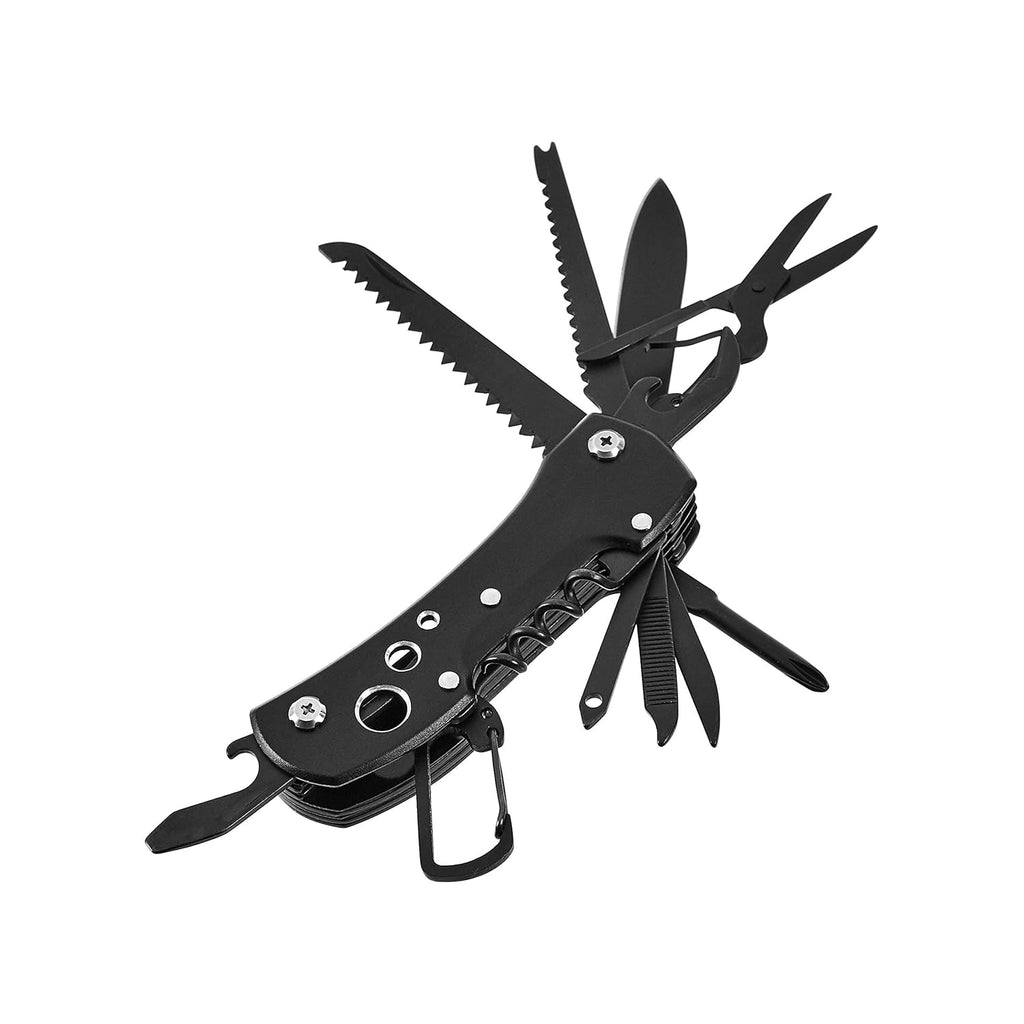 This 15-in-1 multi-tool pocket knife is a compact and versatile gadget designed for everyday use and outdoor activities. It combines multiple tools in one handy device, making it perfect for travel, camping, and daily tasks.